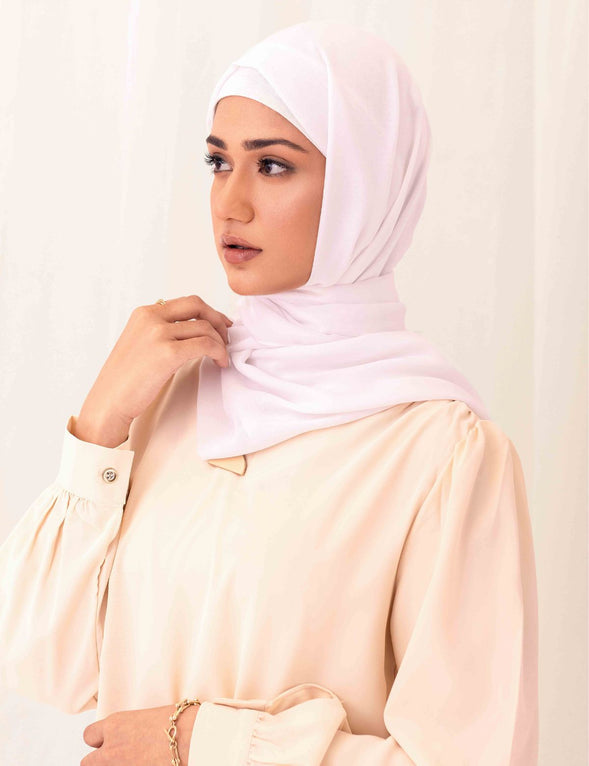 Chiffon Bubble - White