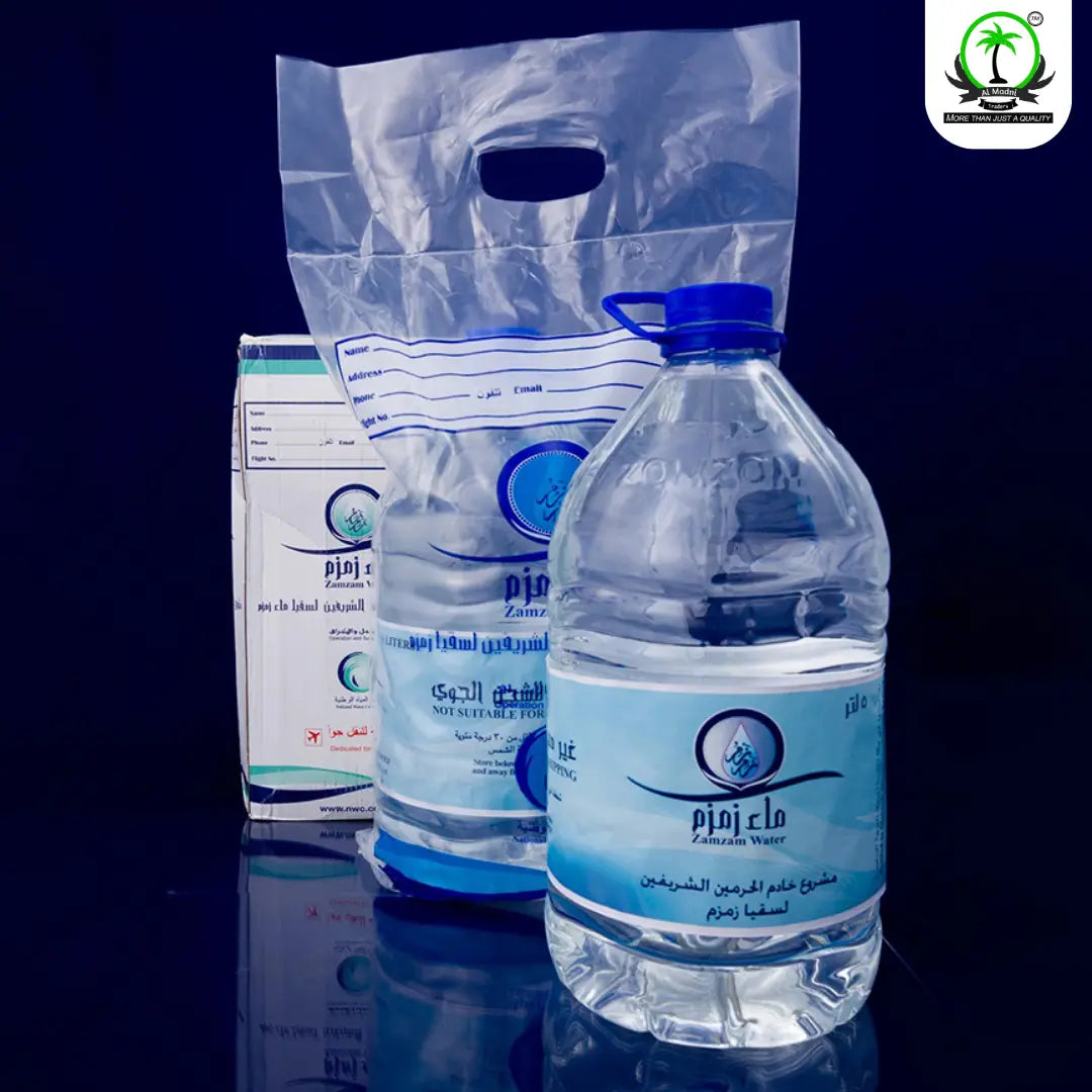 Aab-e-Zamzam (5 liter) Bottle| 100% pure & original packaging