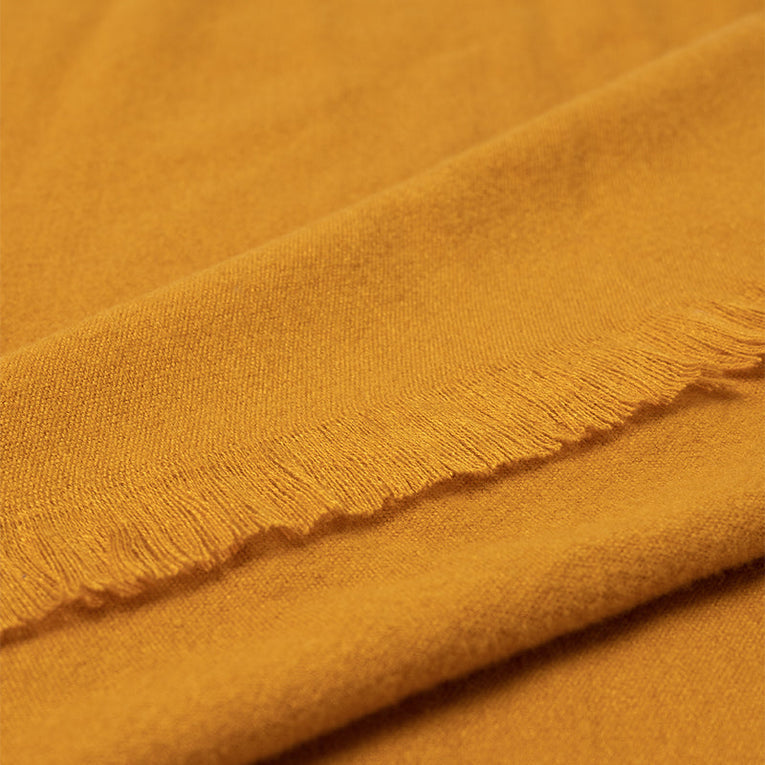 Cashmere Woolen Scarf - Mustard