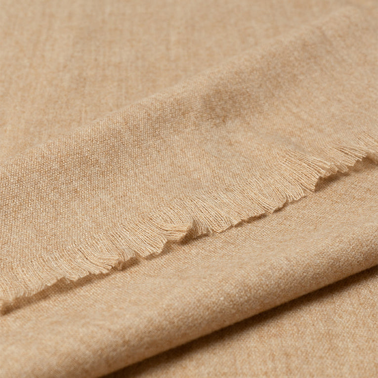 Cashmere Woolen Scarf - Beige