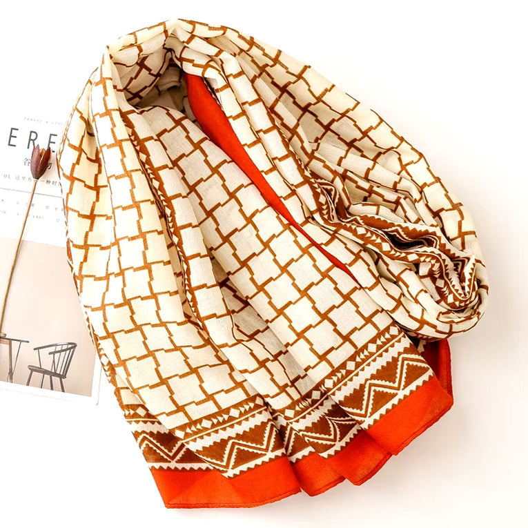 Printed Cashmere Shawl