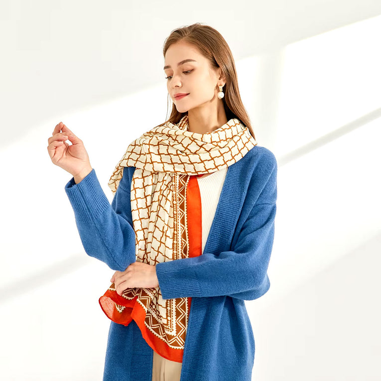 Printed Cashmere Shawl