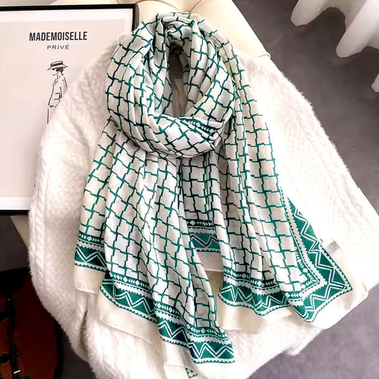 Printed Cashmere Shawl - 06