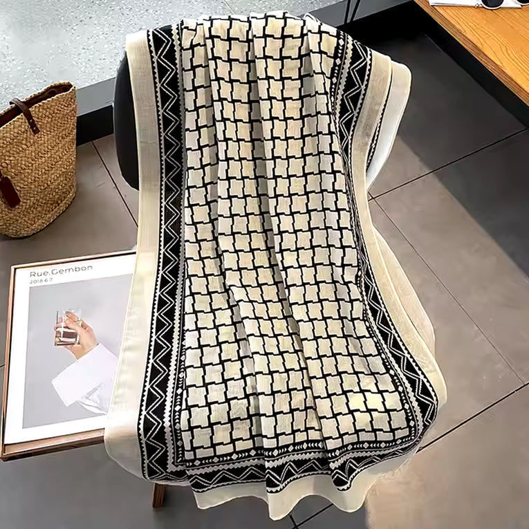 Printed Cashmere Shawl - 05