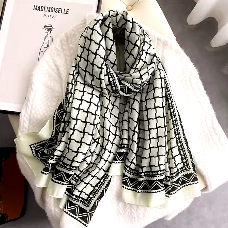 Printed Cashmere Shawl - 05