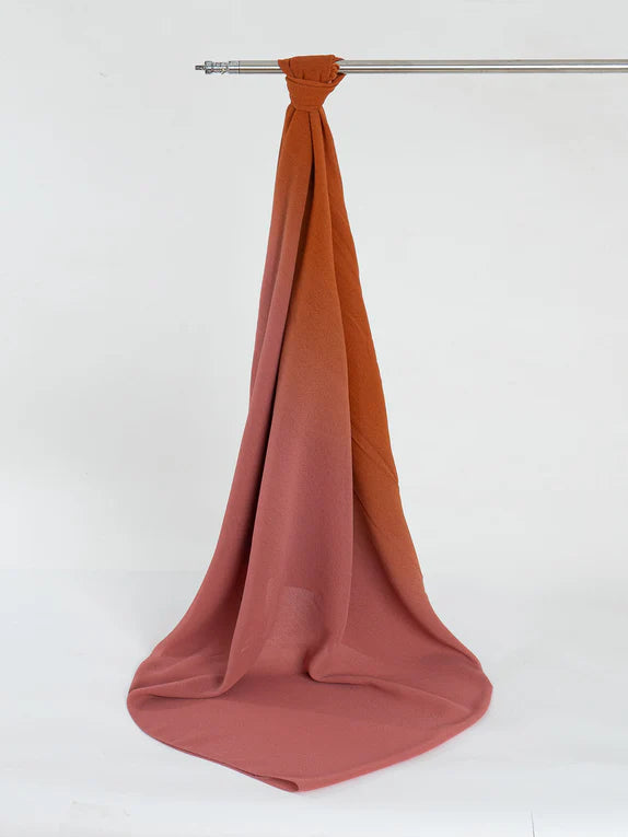 Etherea Dual-Tone Chiffon Scarf - 08