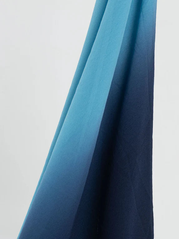 Etherea Dual-Tone Chiffon Scarf - 02