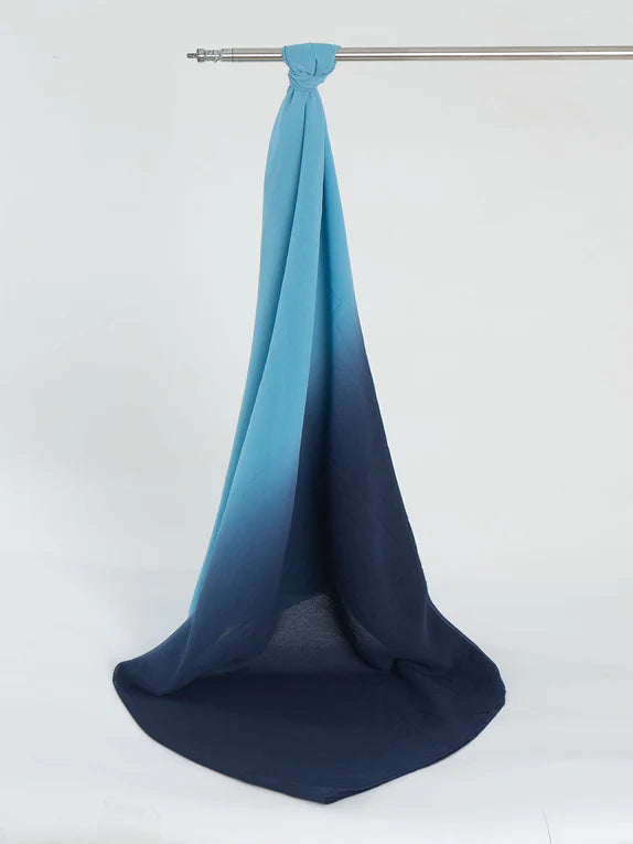 Etherea Dual-Tone Chiffon Scarf - 02