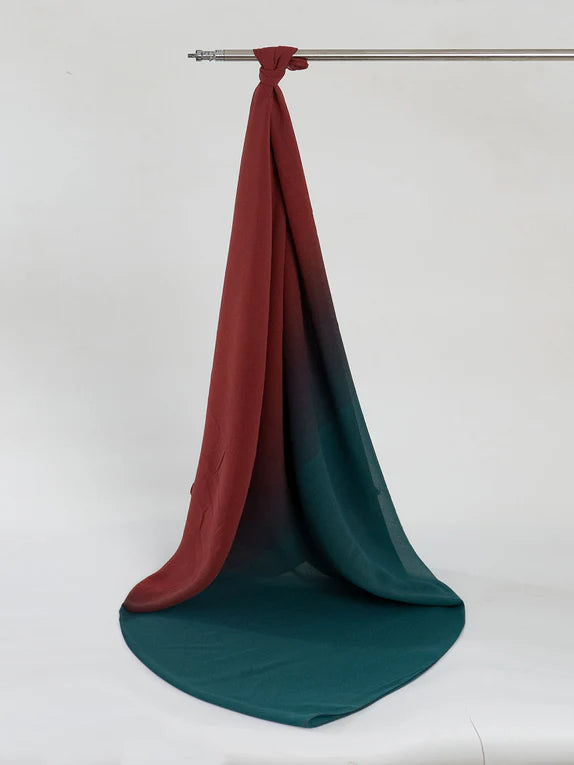 Etherea Dual-Tone Chiffon Scarf - 03