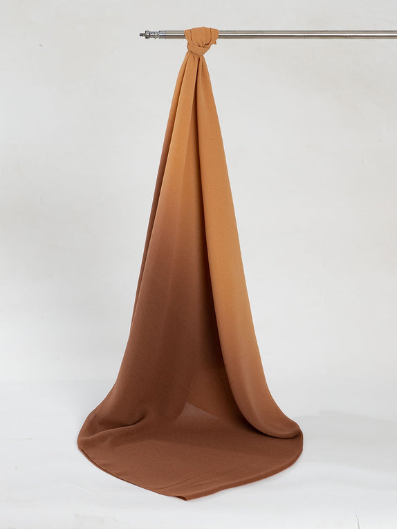 Etherea Dual-Tone Chiffon Scarf - 11