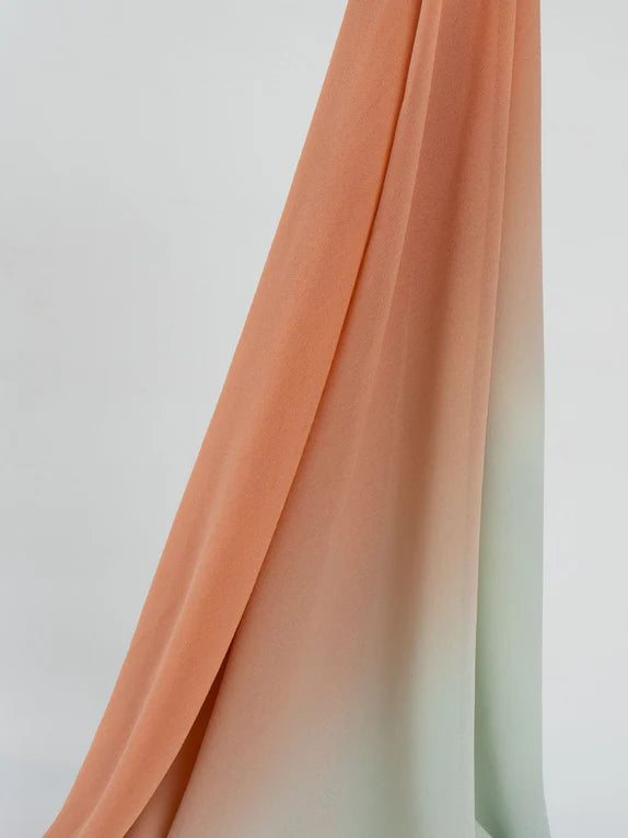 Etherea Dual-Tone Chiffon Scarf - 01