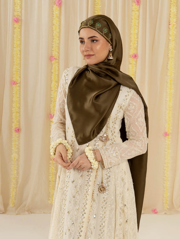Festive Hijabs - Dark Olive
