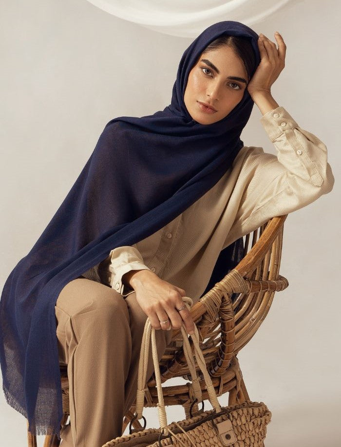 Eco-Luxe Scarves & Hijabs - Navy